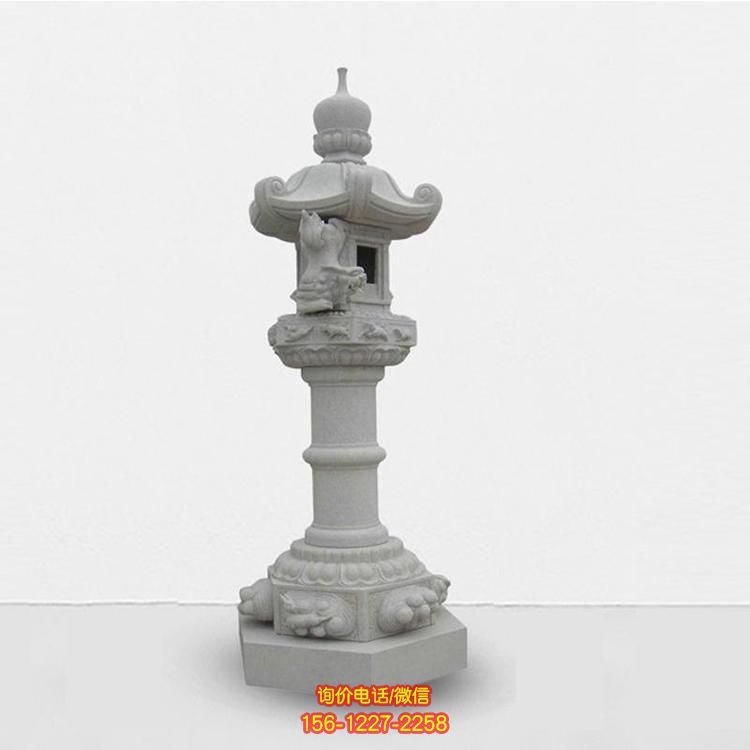 仿古青石雕塑，為寺廟建筑增添靈動之美