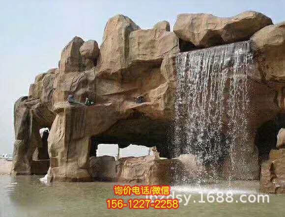 假山景區雕塑，美化景觀