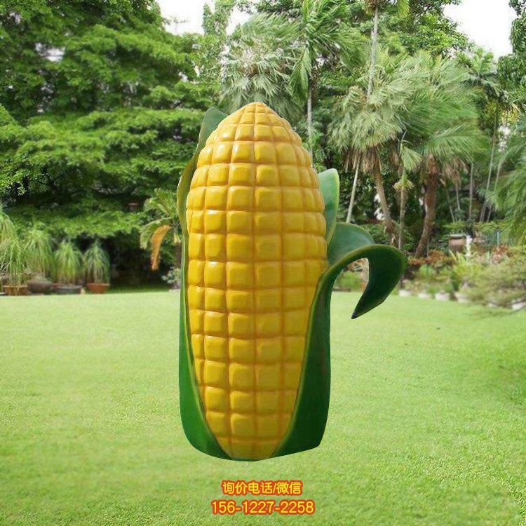 農場玻璃鋼仿真植物景觀玉米擺件