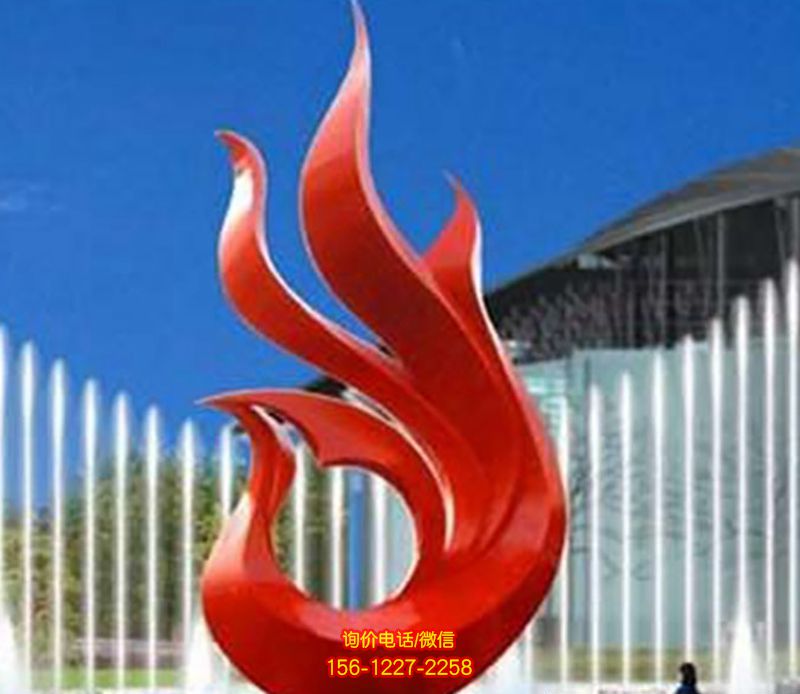 景區噴漆裝飾擺件不銹鋼紅色噴漆海浪浪花雕塑 景區噴漆裝飾擺件不銹鋼紅色噴漆海浪浪花雕塑