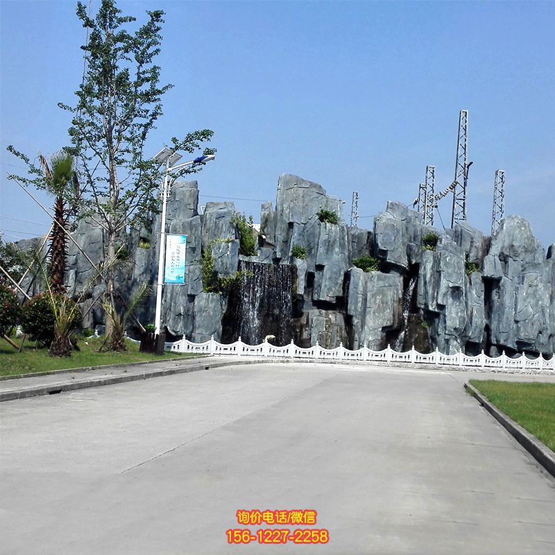 景區公園大型塑石假山水池景觀雕塑