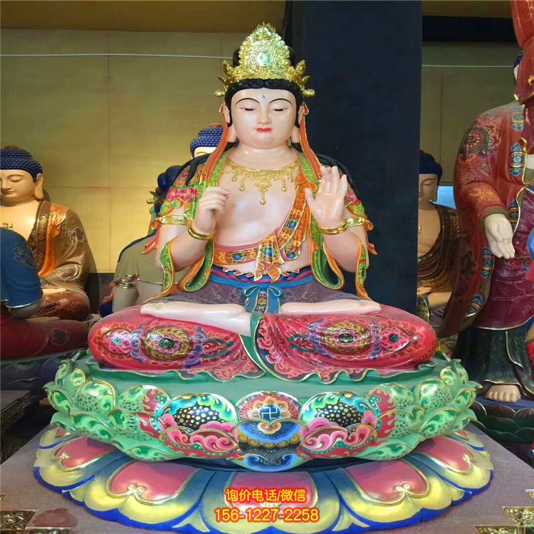 玻璃鋼彩繪寺廟景區觀音菩薩雕塑 玻璃鋼彩繪寺廟景區觀音菩薩雕塑