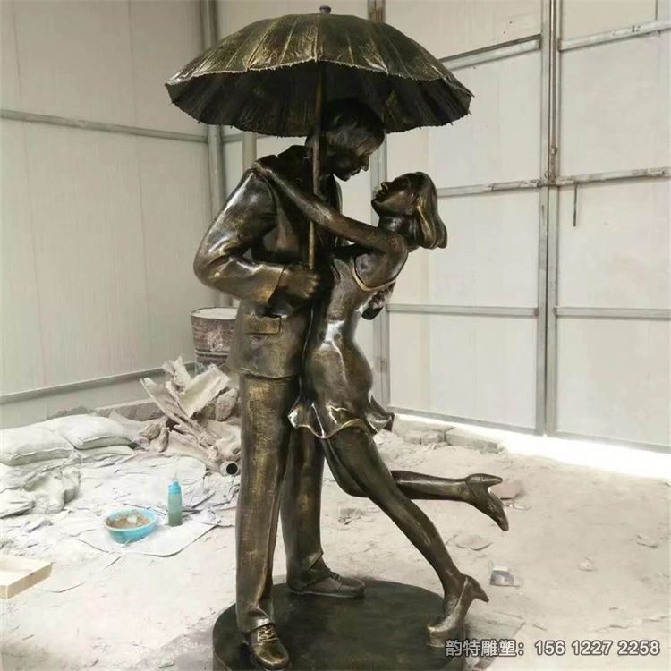 愛(ài)情主題雕塑 情侶人物雕塑