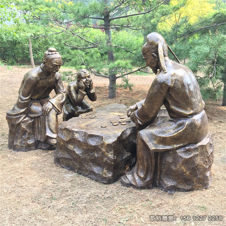 下象棋雕塑84 下象棋雕塑84