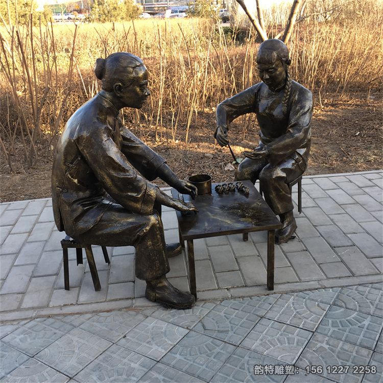 包餃子雕塑14 包餃子雕塑14